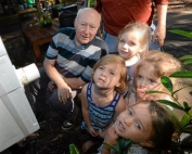 Native bees and beehive at Clunes Community Preschool